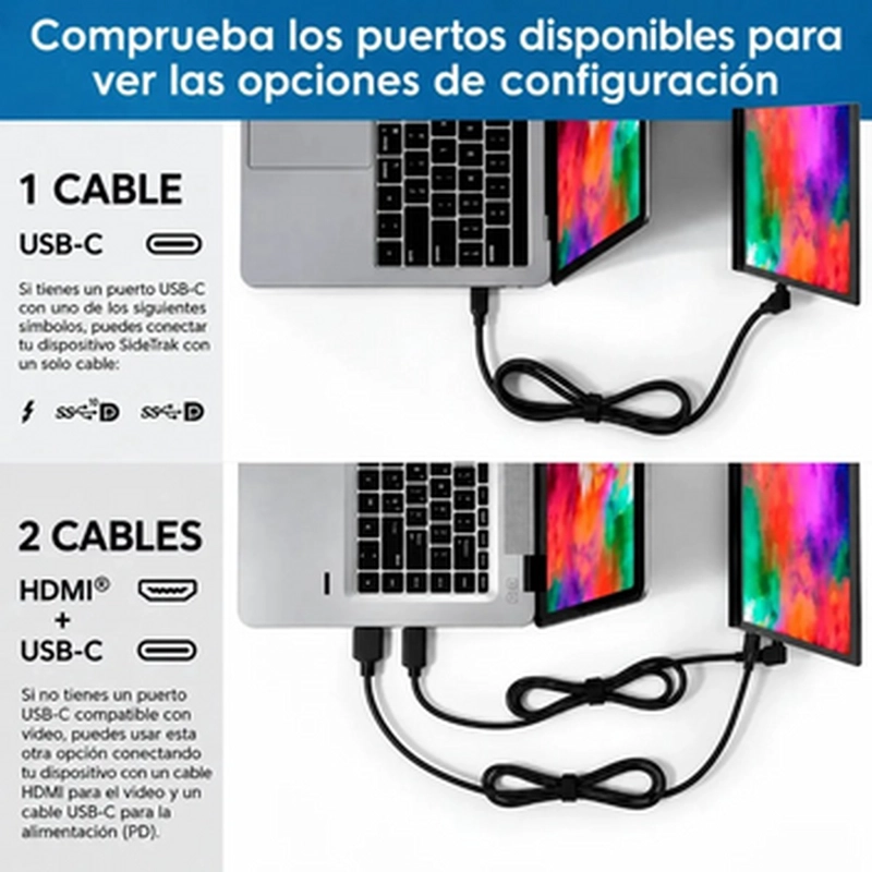 MONITOR 4K DE 60HZ IPS PORTATIL 4K 2160P DE 15.6 PULGADAS - 8