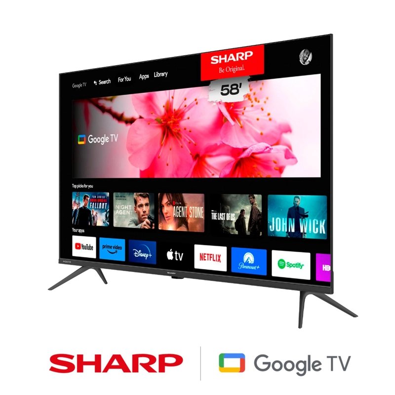 SMART TV SHARP 58 4K ULTRA HD 4T-C58GL4060L - 2