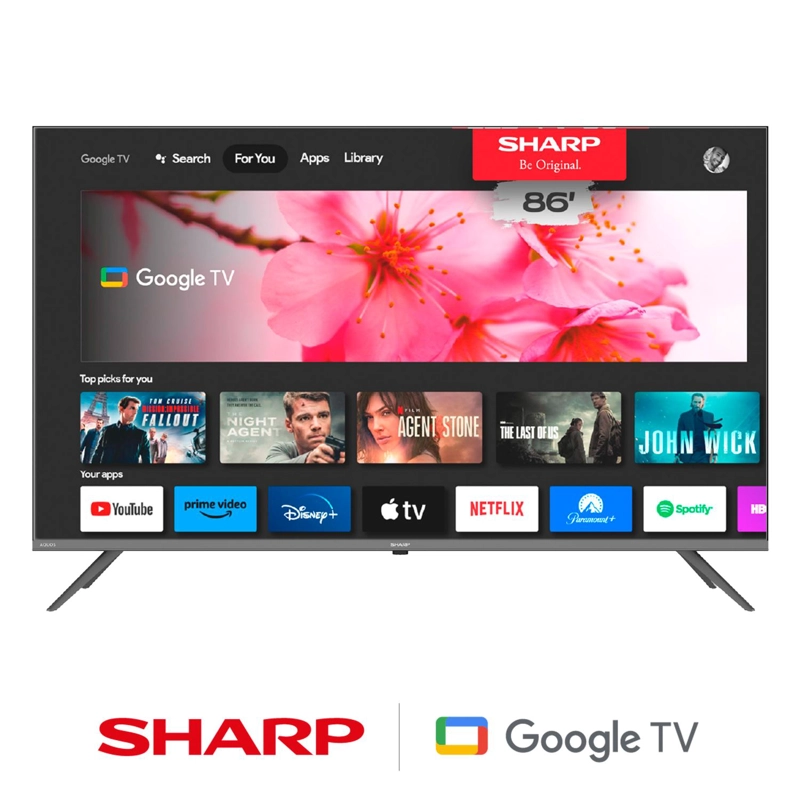 SMART TV SHARP 86 4K ULTRA HD 4T-C86GL4060L