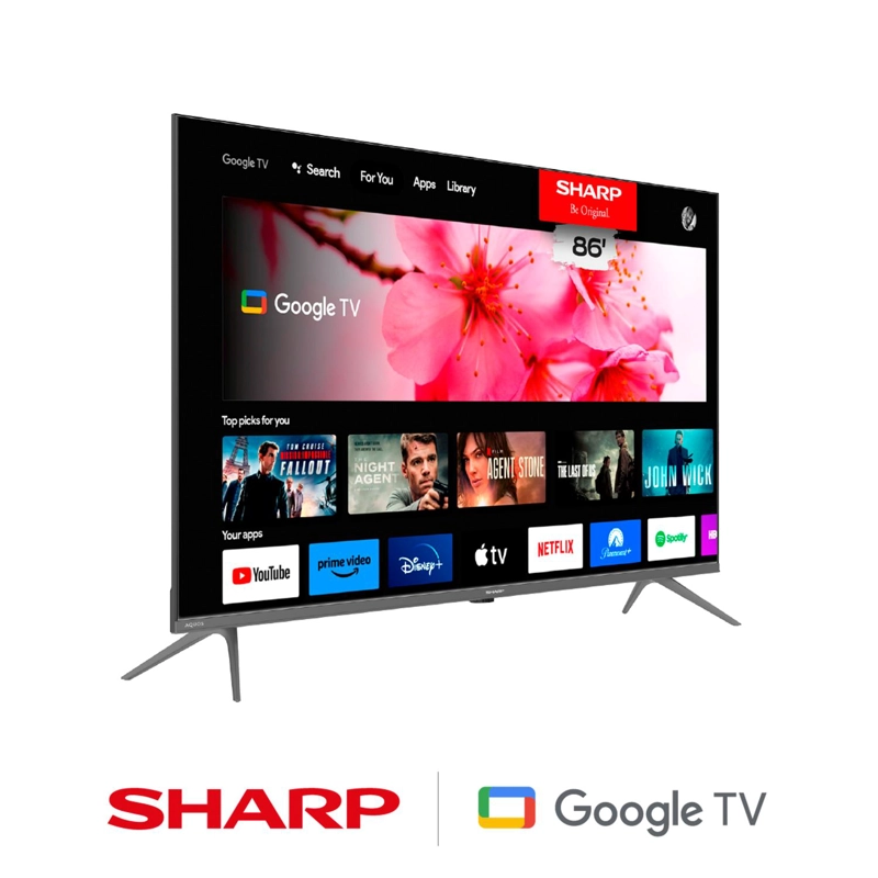 SMART TV SHARP 86 4K ULTRA HD 4T-C86GL4060L - 2