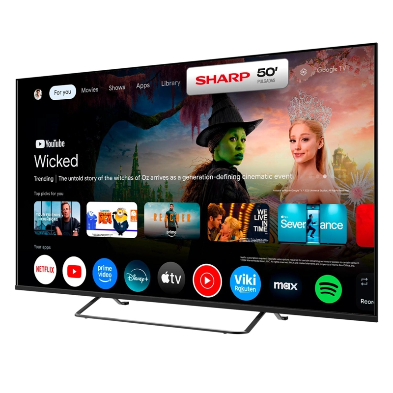 SMART TV SHARP 50 4K ULTRA HD 4T-C50HM6160L