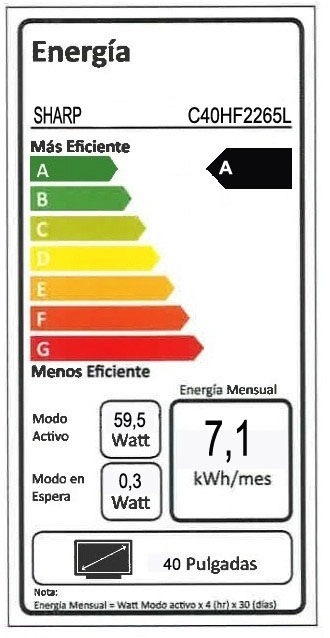 SMART TV SHARP 40' FULL HD - 8