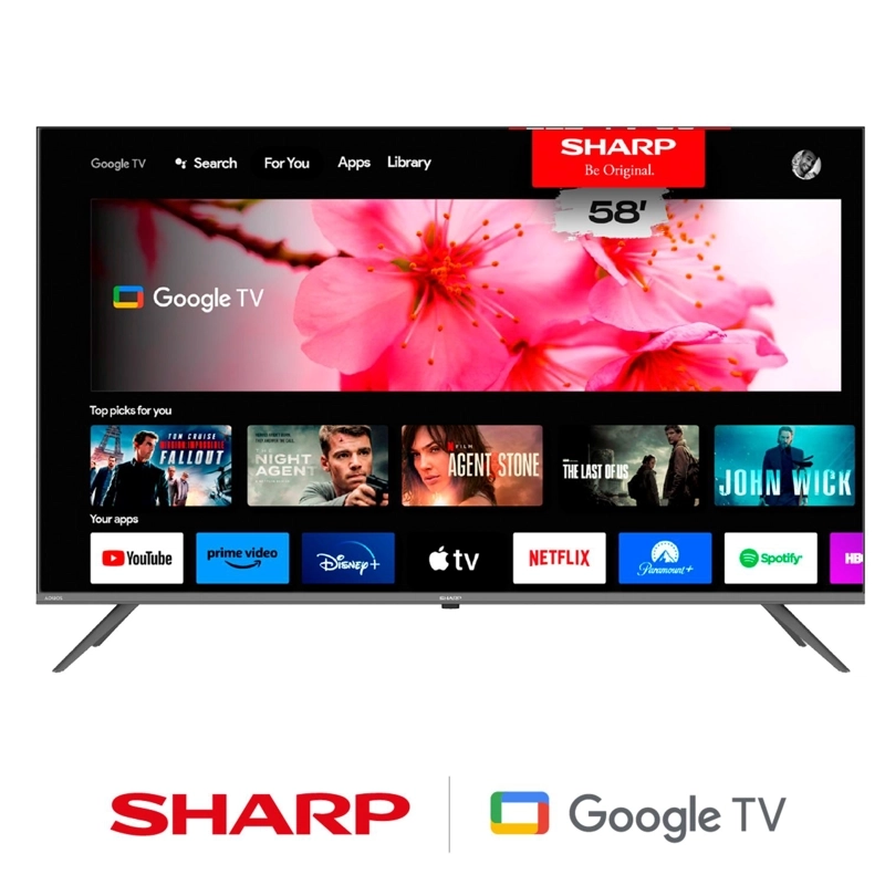 SMART TV SHARP 58 4K ULTRA HD 4T-C58GL4060L - 1