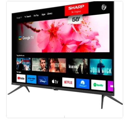 SMART TV SHARP 58 4K ULTRA HD 4T-C58GL4060L - 5