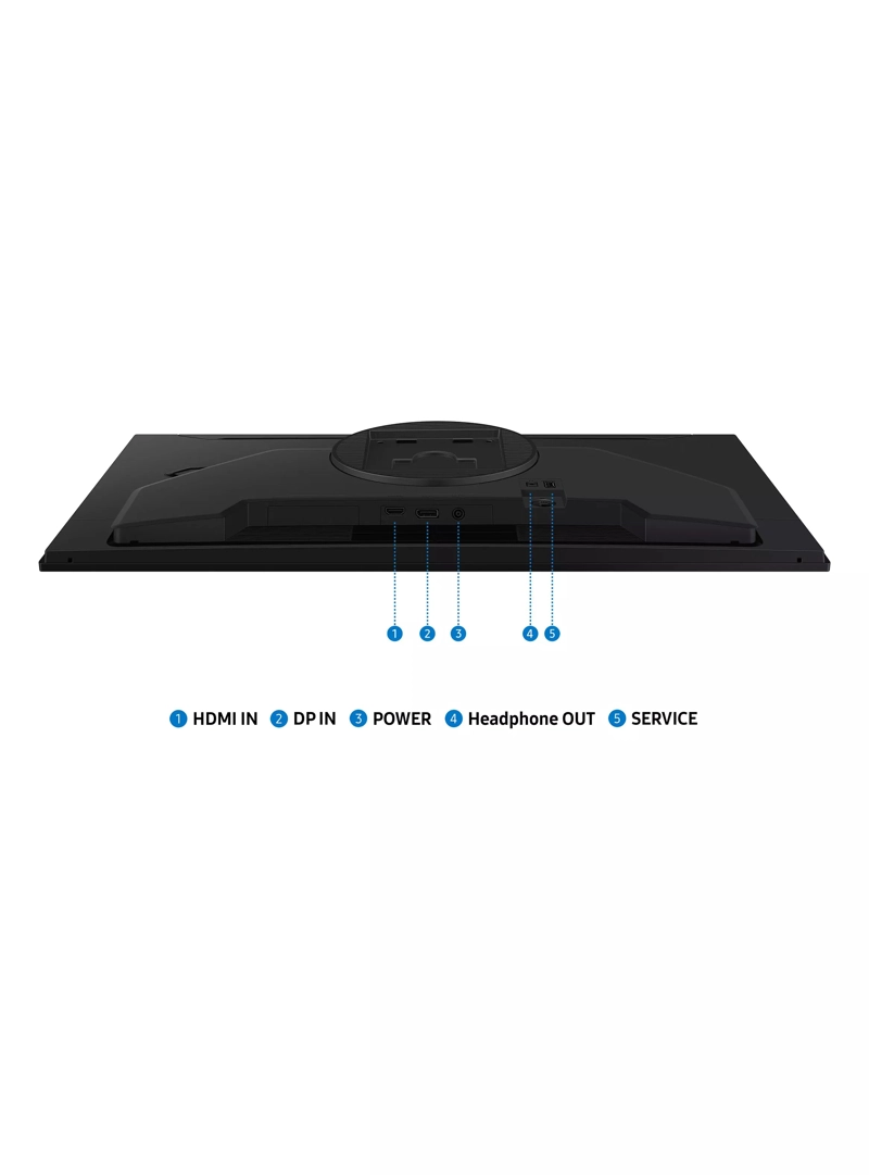 MONITOR GAMING SAMSUNG ODYSSEY FAST IPS G5 27' QHD 180HZ 0.03MS G-SYNC FREESYNC - 9
