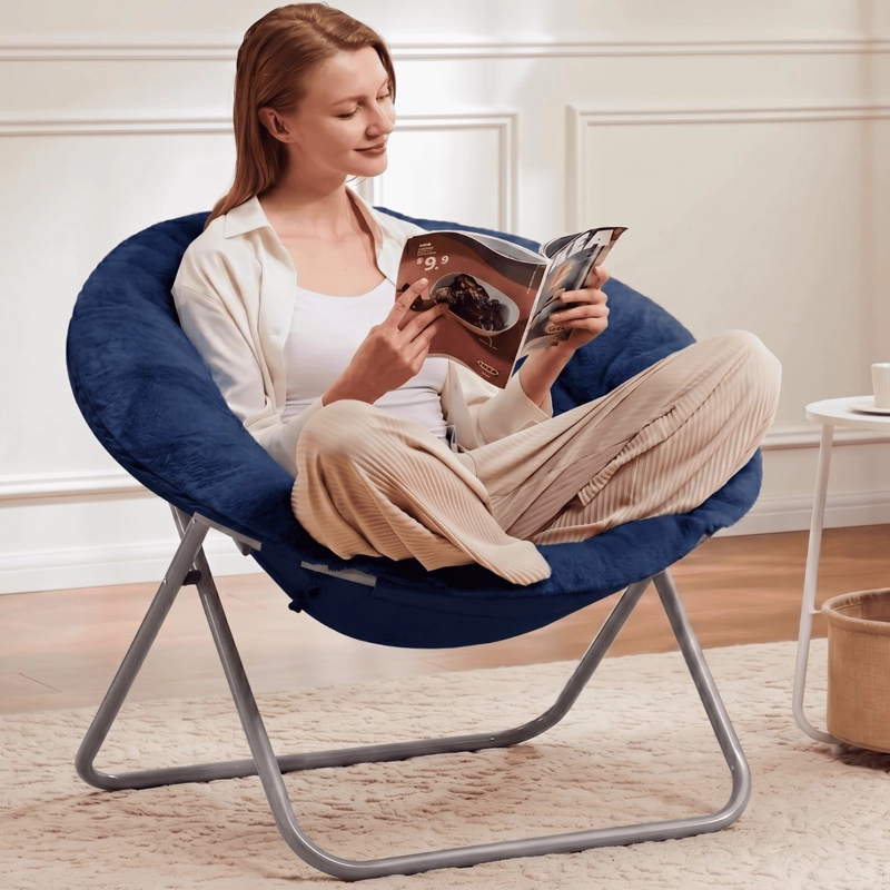 SILLA PLEGABLE PREMIUN LUNA AZUL - 2