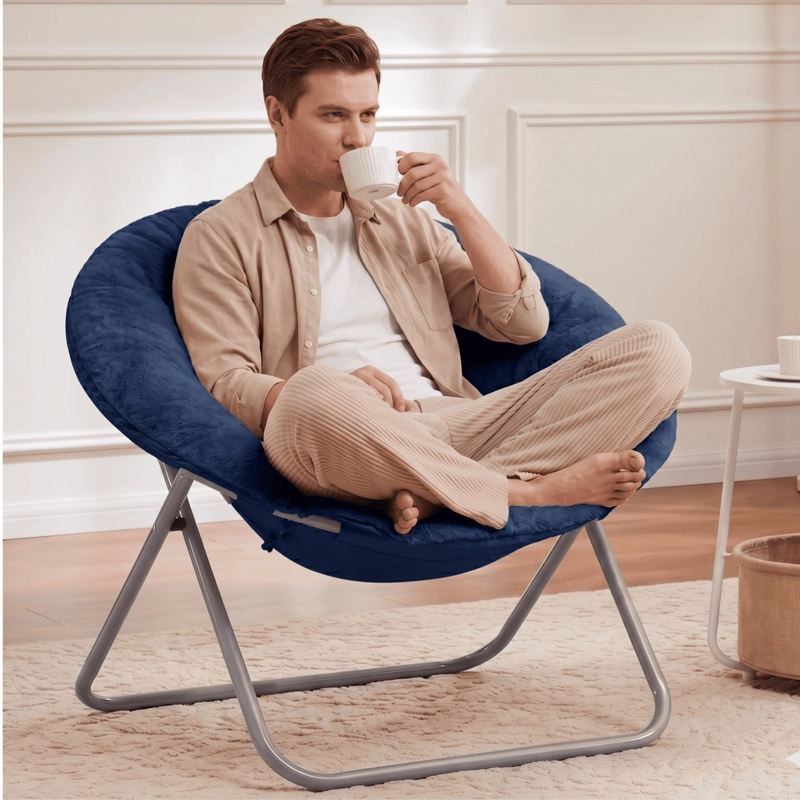 SILLA PLEGABLE PREMIUN LUNA AZUL - 3