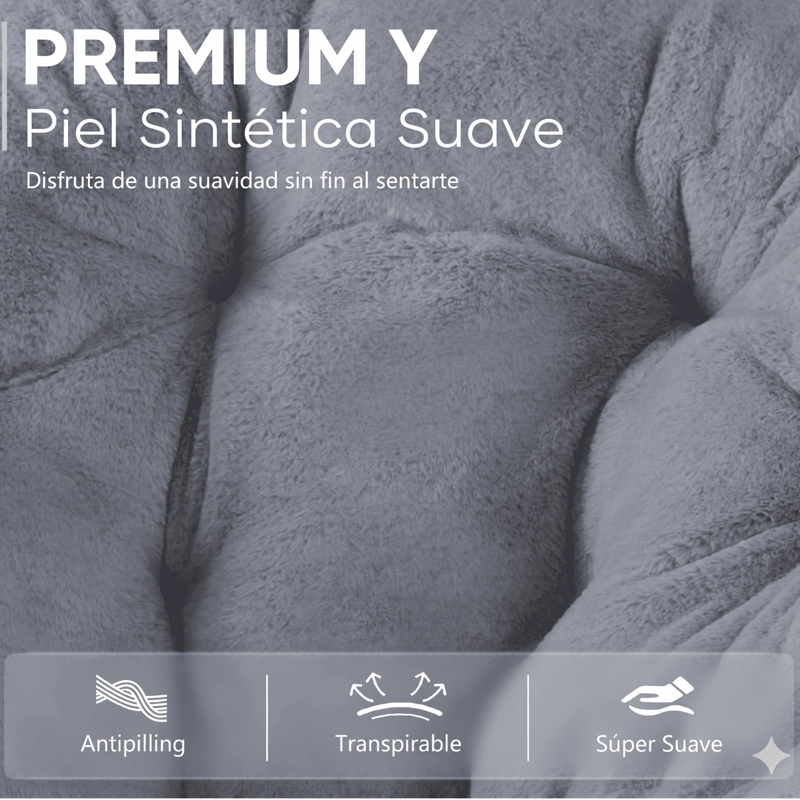 SILLA PLEGABLE PREMIUM LUNA GRIS - 7