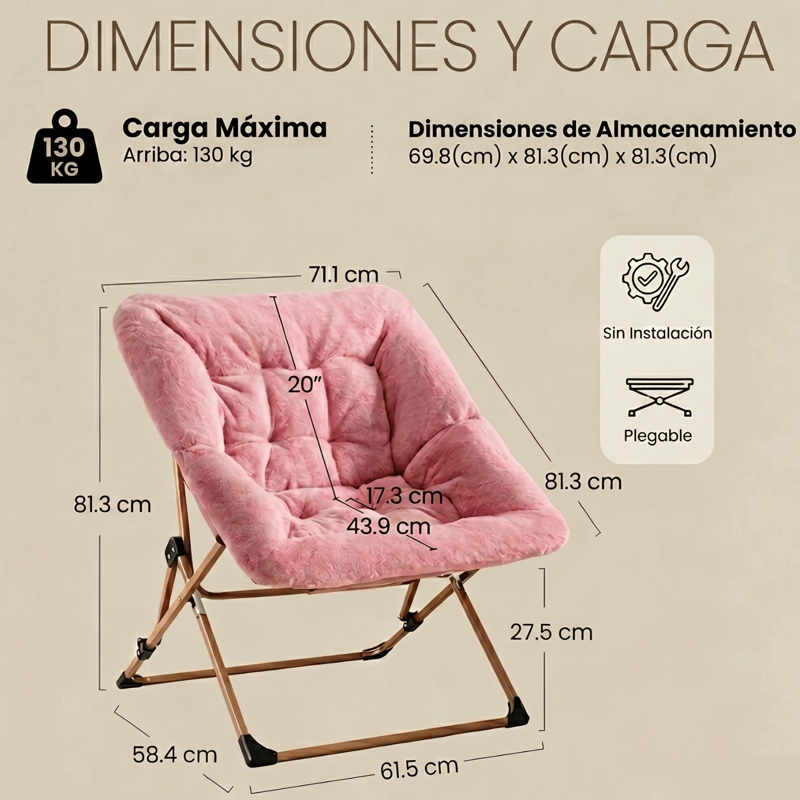 SILLA COZY PREMIUN GRIS - 3