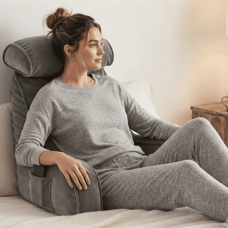 COJIN MEMORY FOAM REPOSAESPALDA PARA LEER O DESCANSA - 2