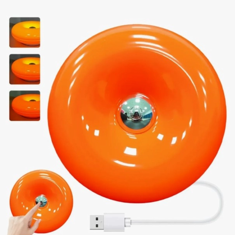 LAMPARA DONUT LED TOUCH REGULABLE- DISEÑO MODERNO - 3