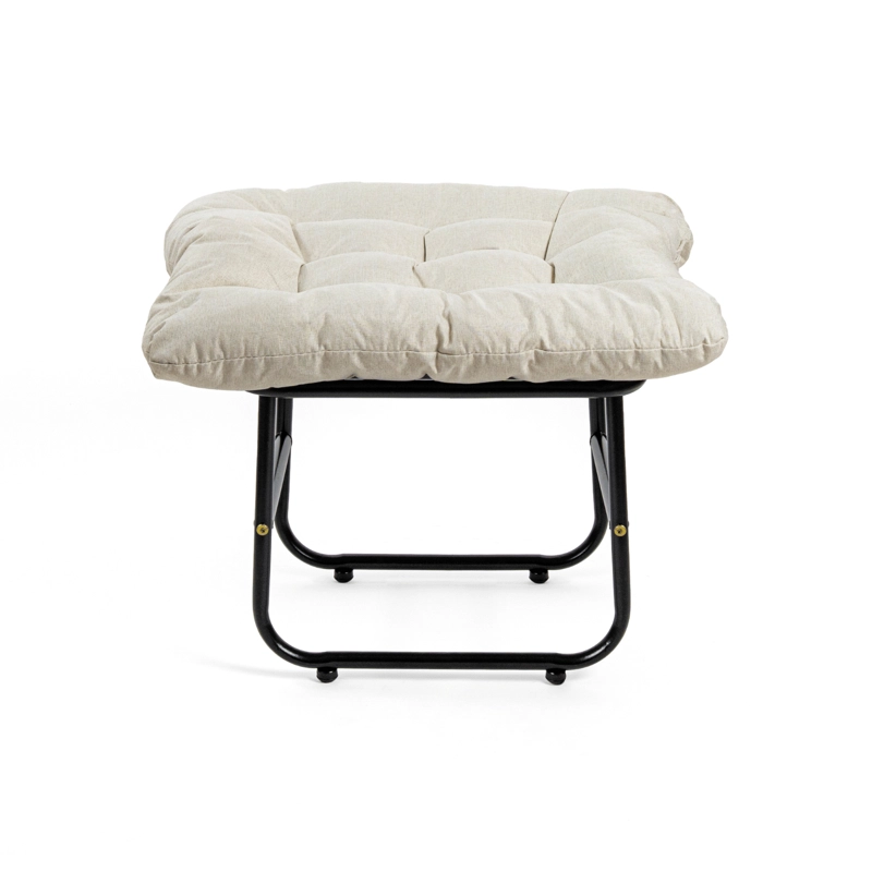 SILLA MECEDORA BOHO + REPOSAPIES - 6