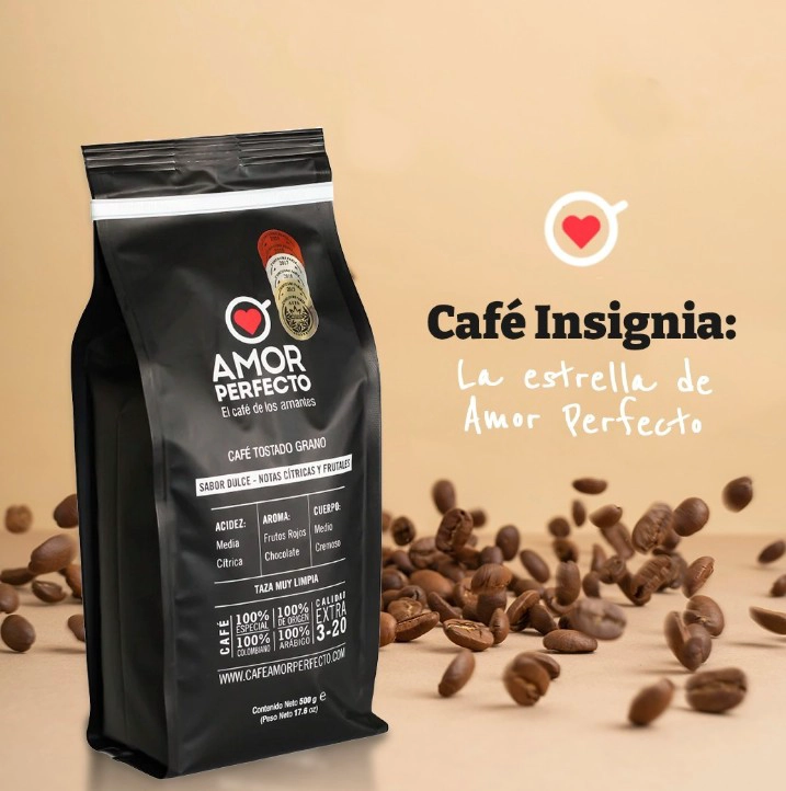CAFE  EN GRANO AMOR INSIGNIA 500GR - 1