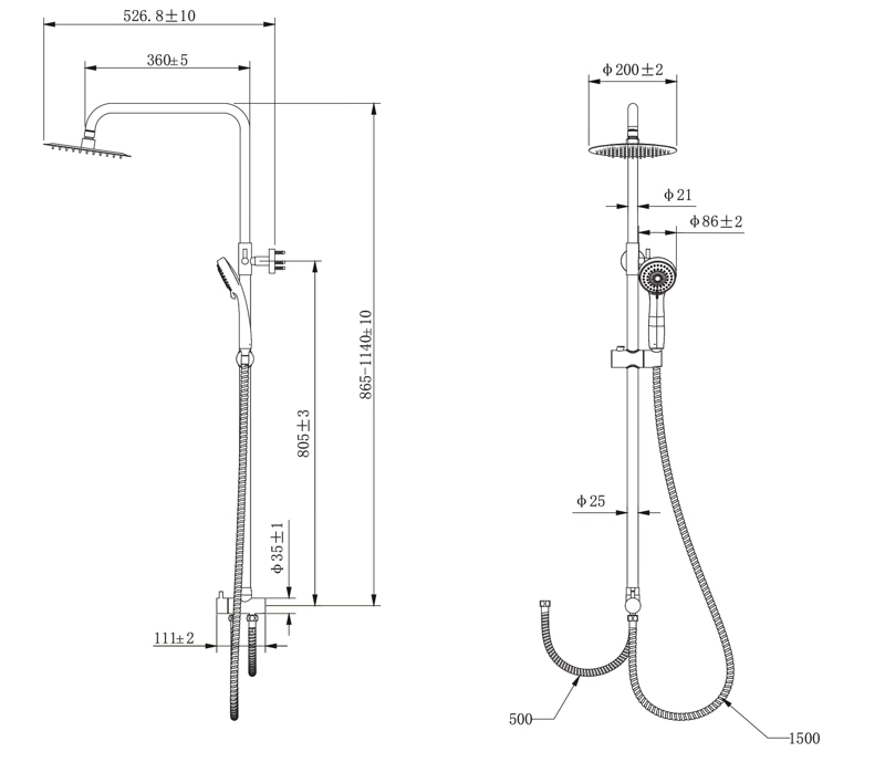 COLUMNA DUCHA KHAIRO SHOWER - 2