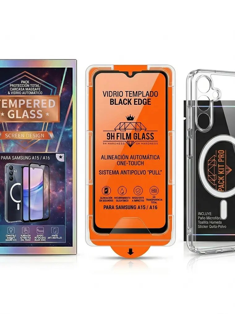 KIT PREMIUM 2 EN 1 PARA IPHONE 14 CARCASA MAGSAFE + VIDRIO 9H - 3