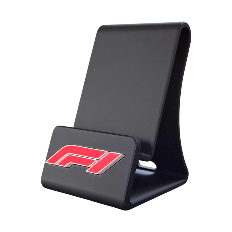 SOPORTE CELULAR DE ESCRITORIO BASE UNIVERSAL CON DISEÑO RACING FORMULA 1 - 2