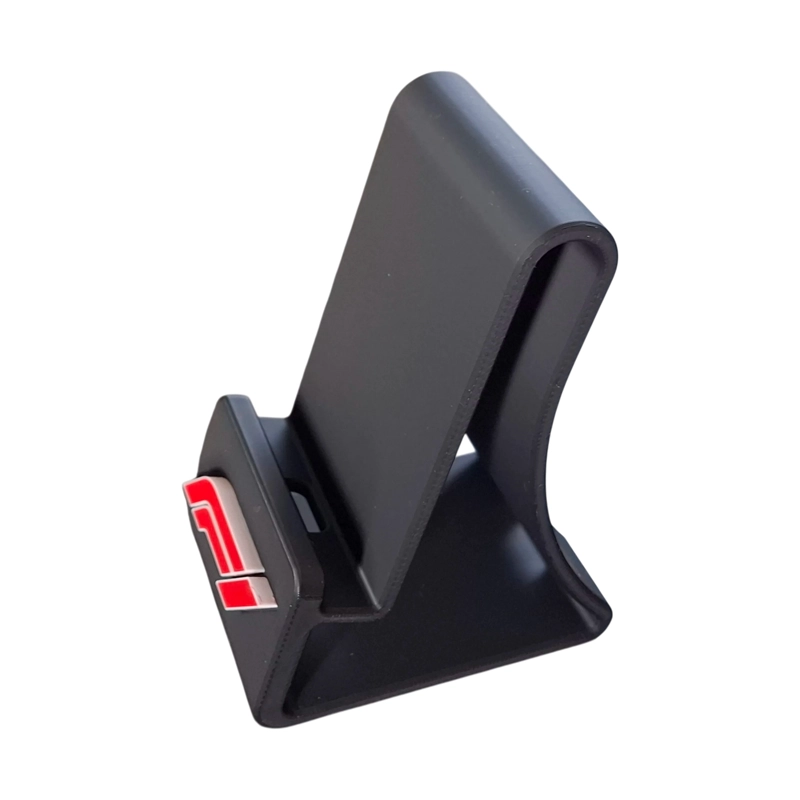 SOPORTE CELULAR DE ESCRITORIO BASE UNIVERSAL CON DISEÑO RACING FORMULA 1 - 3