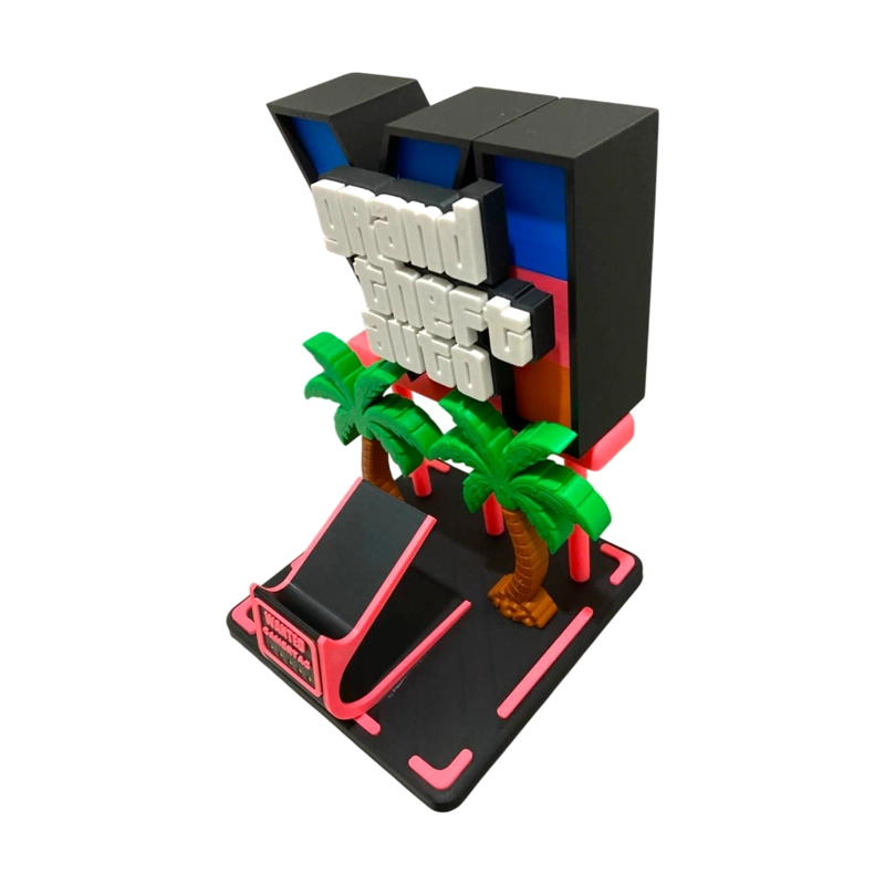 SOPORTE CONTROL COMPATIBLE PS5 Y XBOX DISEÑO GTA GRAND THEFT AUTO VI - 5