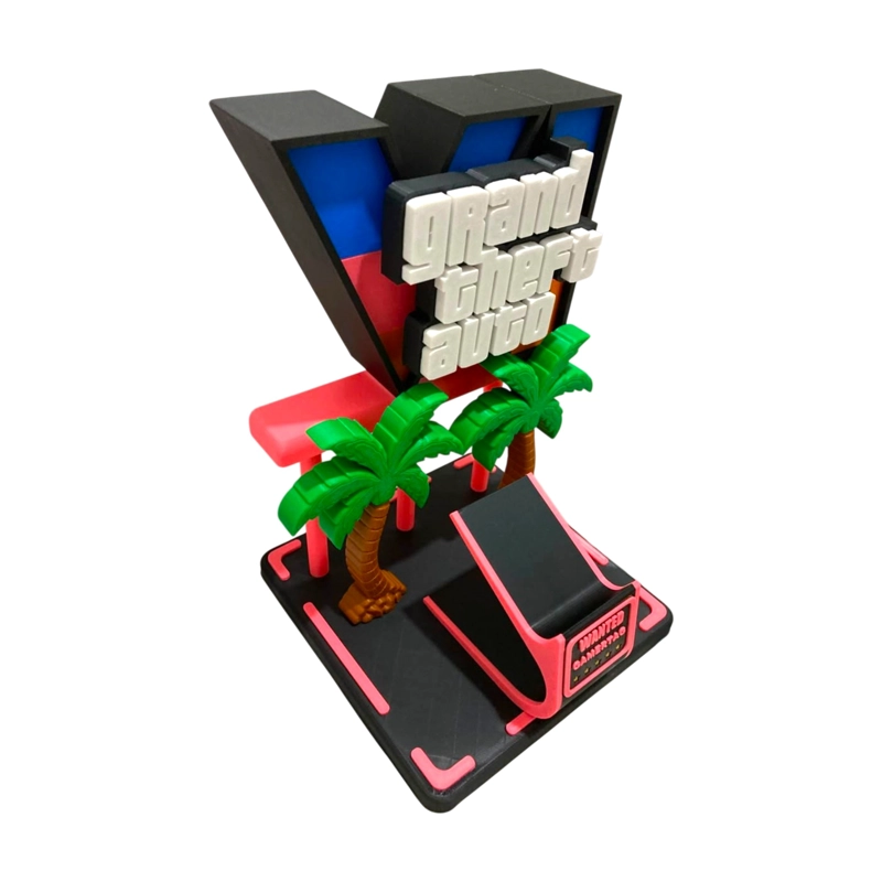 SOPORTE CONTROL COMPATIBLE PS5 Y XBOX DISEÑO GTA GRAND THEFT AUTO VI - 6