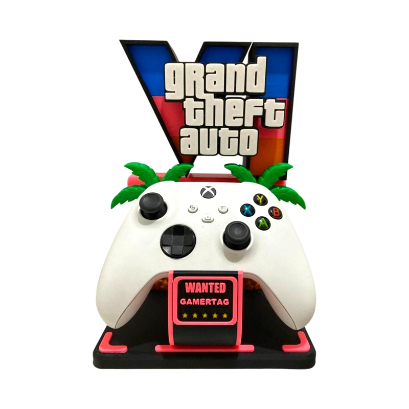SOPORTE CONTROL COMPATIBLE PS5 Y XBOX DISEÑO GTA GRAND THEFT AUTO VI - 7