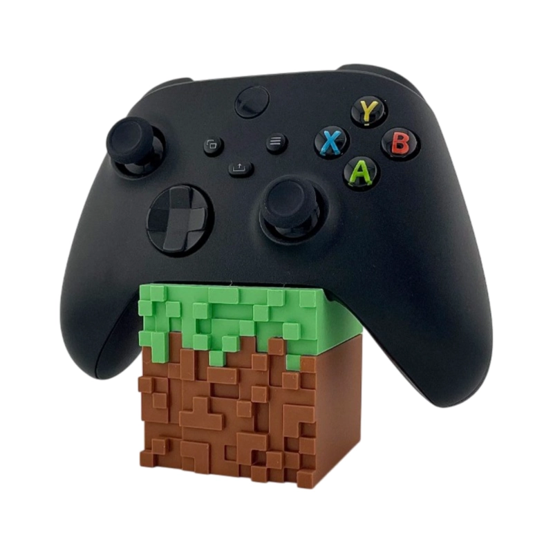 SOPORTE CONTROL COMPATIBLE PS5 Y XBOX DISEÑO MINECRAFT - 2