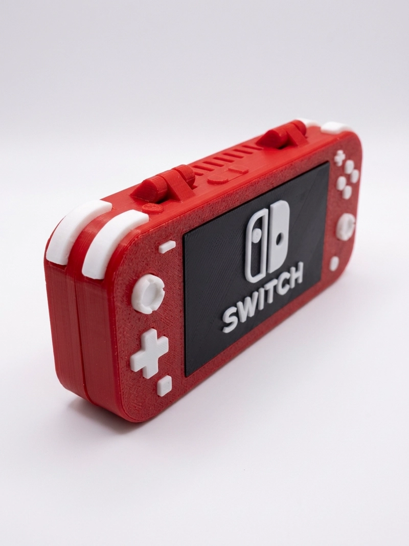 CAJA ESTUCHE PARA GUARDAR JUEGOS Y SD CON DISEÑO SWITCH LITE - 3