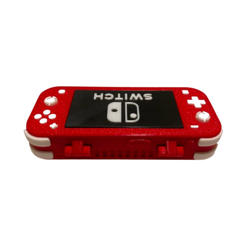 CAJA ESTUCHE PARA GUARDAR JUEGOS Y SD CON DISEÑO SWITCH LITE - 4