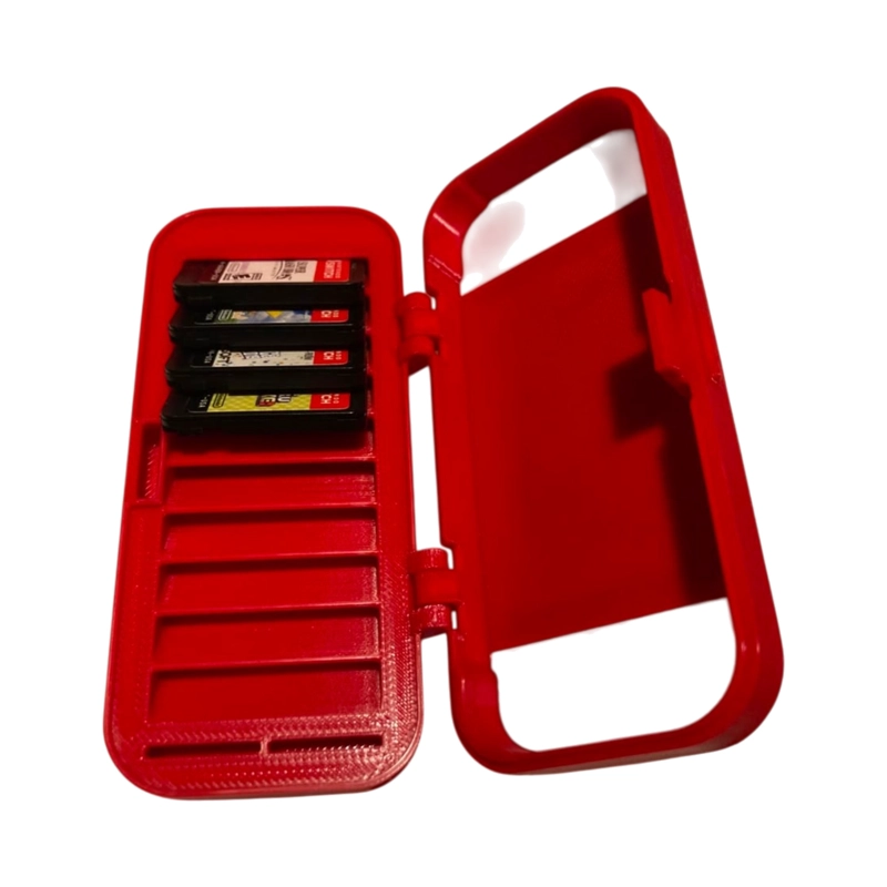 CAJA ESTUCHE PARA GUARDAR JUEGOS Y SD CON DISEÑO SWITCH LITE - 5