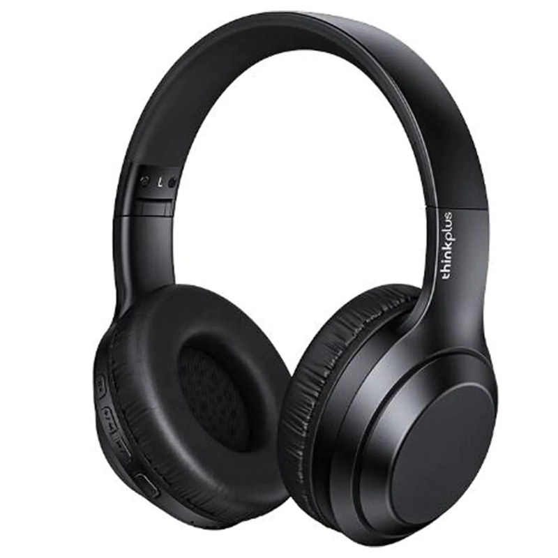 LENOVO THINKPLUS TH 10 AUDIFONOS BLUETOOTH CON MICROFONO - NEGRO - 1