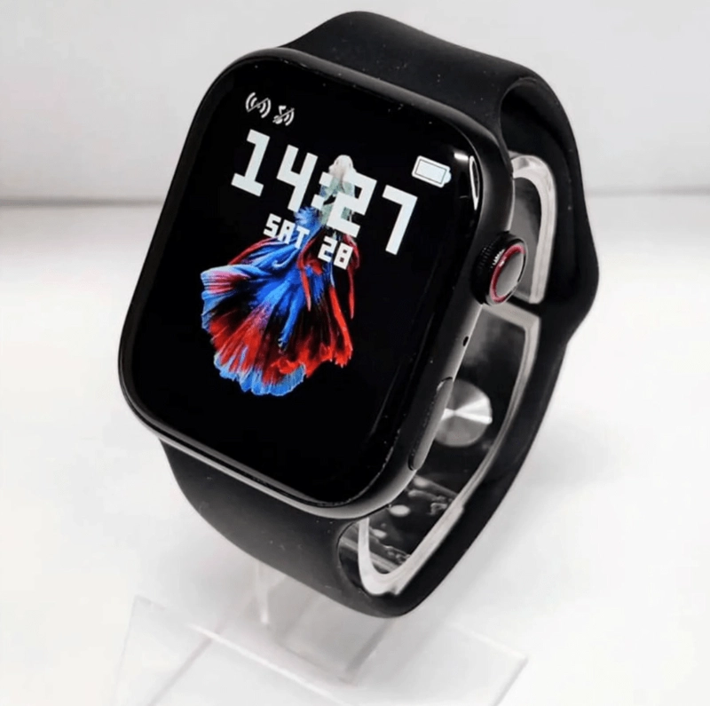 RELOJ INTELIGENTE SMARTWATCH BLUETOOTH T900 PRO MAX DEPORTIVO NEGRO - 1