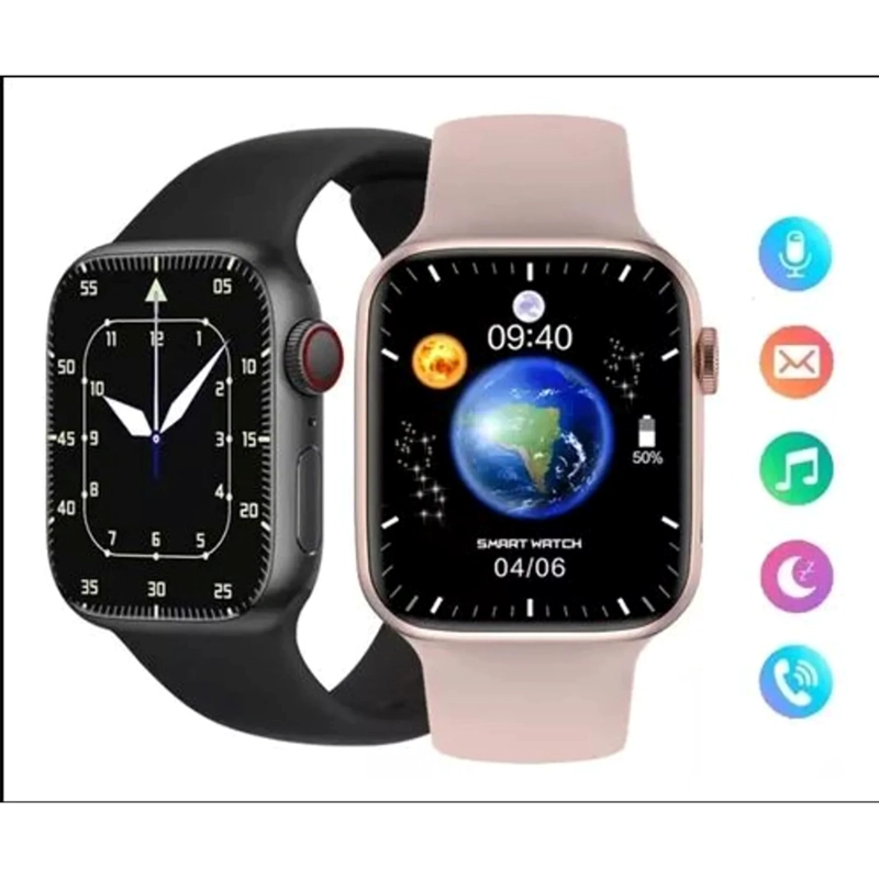 RELOJ INTELIGENTE SMARTWATCH BLUETOOTH T900 PRO MAX DEPORTIVO ROSADO - 3
