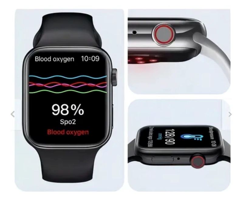 RELOJ INTELIGENTE SMARTWATCH BLUETOOTH T900 PRO MAX DEPORTIVO ROSADO - 5