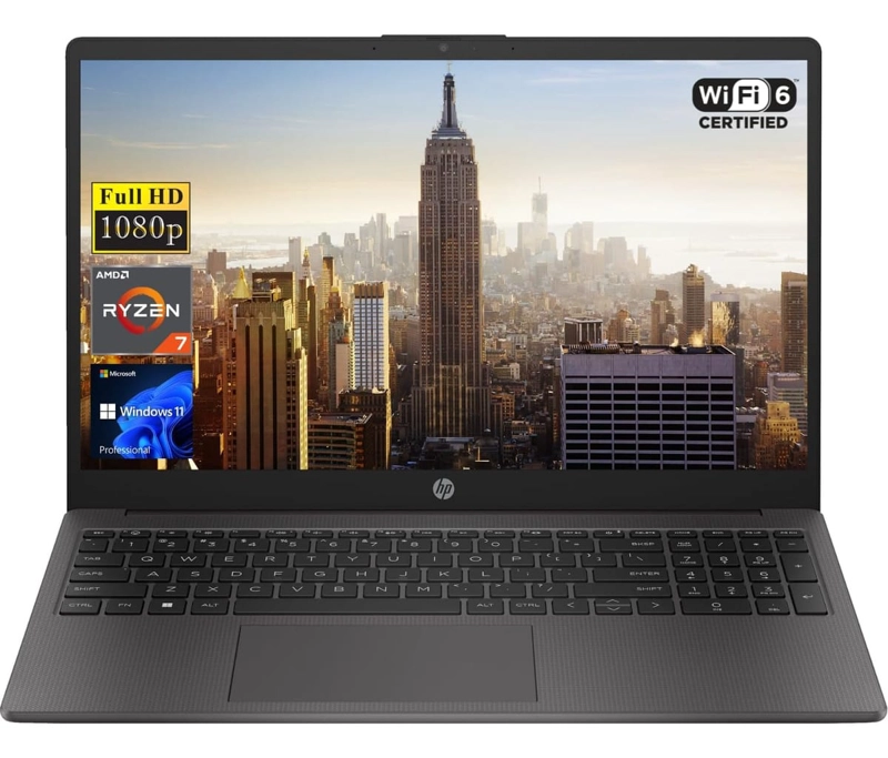 NOTEBOOK HP 255 G10,  RYZEN 7 7730U, 16GB,  512GB , 15.6', GRIS-OPEN BOX - 1