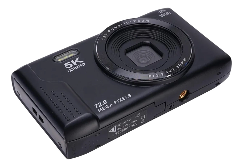 CAMARA DIGITAL UHD 5K 72MP 16X -NEGRO - 3