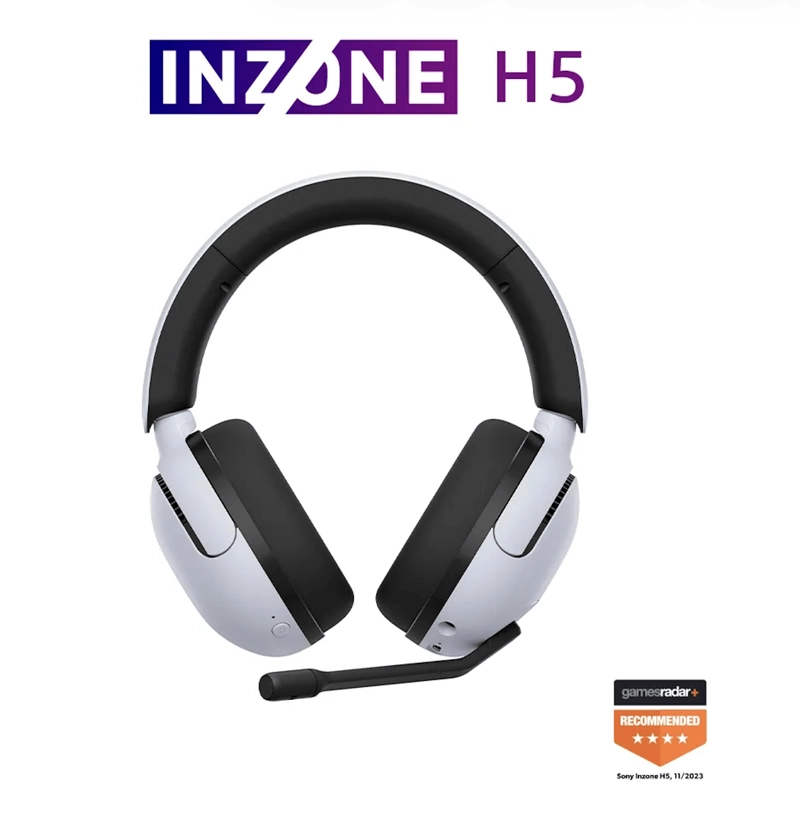 AUDIFONOS  SONY H5 GAMER - BLANCO - 2