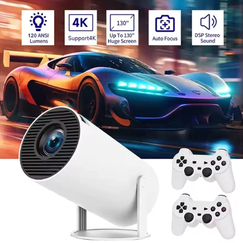 PROYECTOR GAMER HY300 GAMER JUEGOS 2 MANDOS ANDROID BLUETOOTH - 3