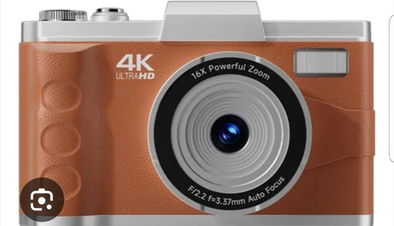 CAMARA FOTOGRAFICA 4K ULTRA HD, 64MP, 16X, NARANJA - 1
