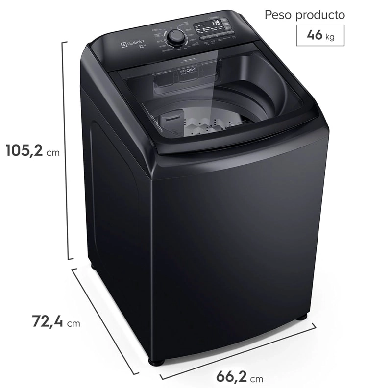 LAVADORA CARGA SUPERIOR ELECTROLUX LS22Y, CAJA GENERICA - 3
