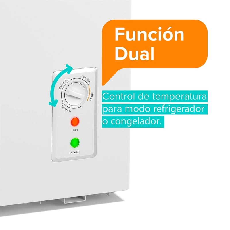 FREEZER HORIZONTAL MADEMSA M100D, CAJA DAÑADA - 4
