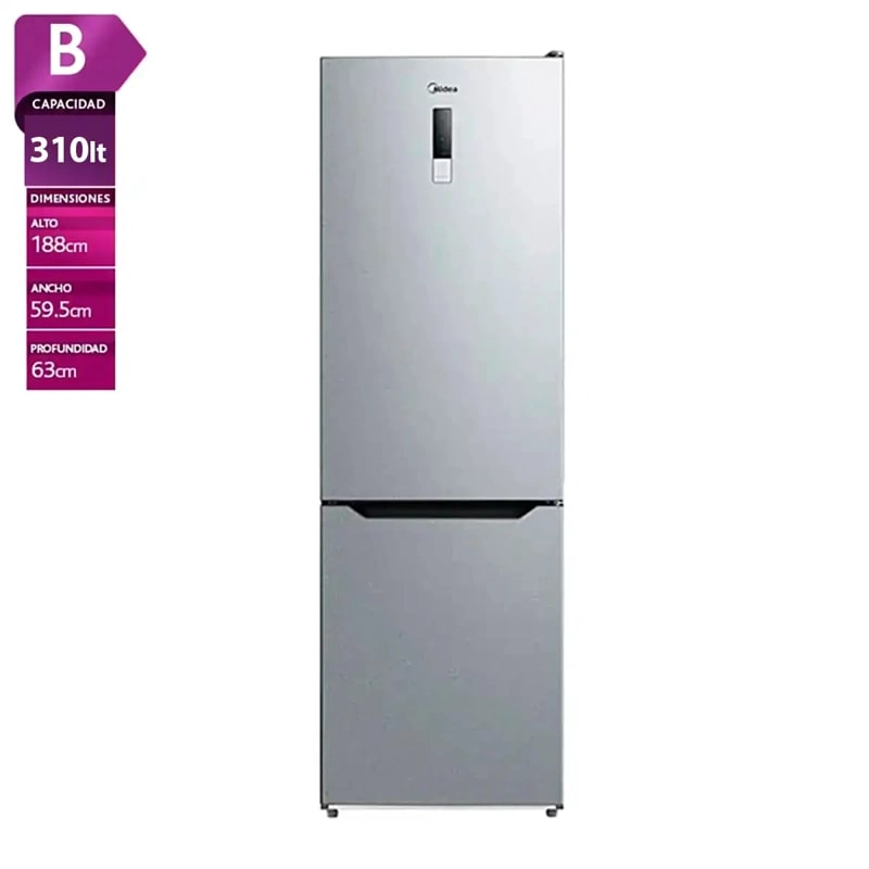 REFRIGERADOR  BOTTOM  MIDEA MDRB424FGE50, CAJA DAÑADA. - 2