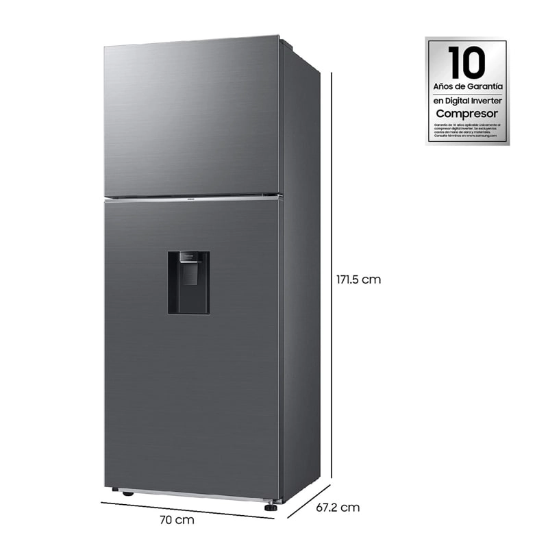 REFRIGERADOR TOP  MOUNT  SAMSUNG  RT38CG672, CAJA CON DESGASTE - 1