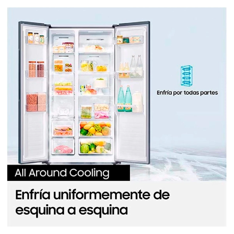 REFRIGERADOR  FRENCH DOOR  SAMSUNG  564L RF27C, CAJA GENE RICA. - 4