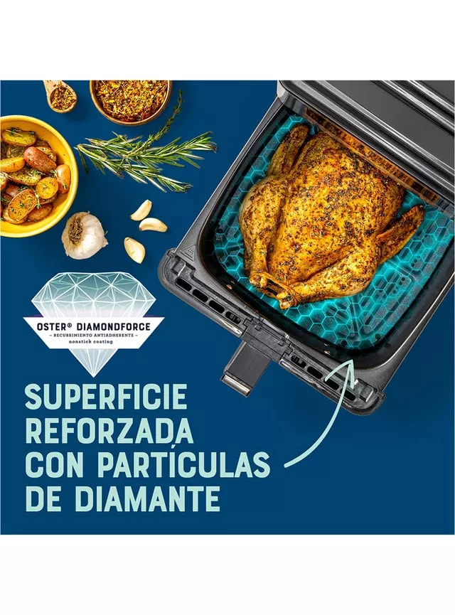 FREIDORA DE AIRE DIGITAL 9 LITROS DIAMONDFORCE - 5