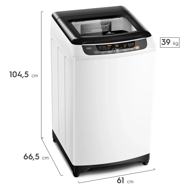 LAVADORA AUTOMATICA SUPERIOR MADEMSA 14 KG, CAJA GENE RICA. - 4