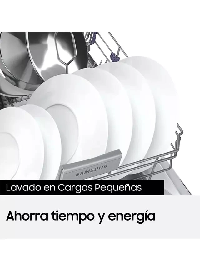 LAVAVAJILLAS  SAMSUNG 13 CUBIERTOS BLANCA CON PANTALLA LED - 5