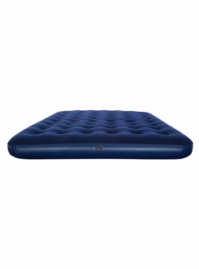 COLCHON  ALPES  INFLABLE QUEEN CON BOMBA MANUAL AZUL - 2