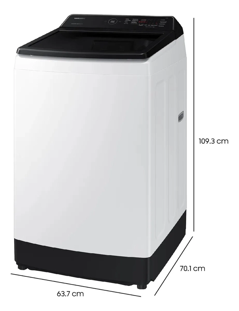 LAVADORA SAMSUNG WA19CG6441BDZS 19KG - 3