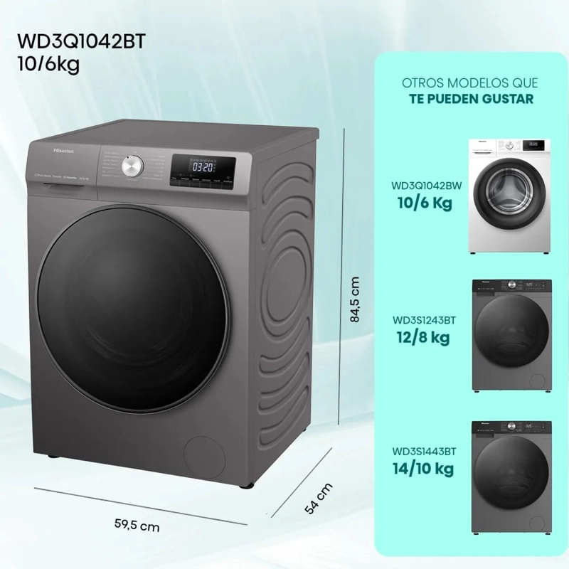 LAV-SEC HISENSE WD3Q10442BT - 2