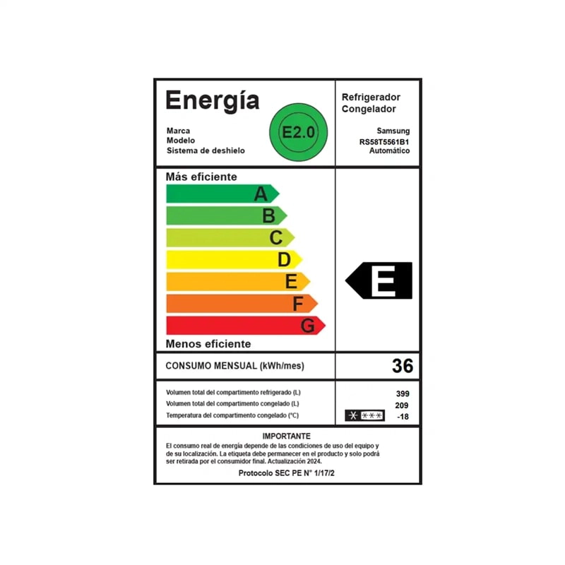 REFRIGERADOR  SIDE BY SIDE SAMSUNG S58T5561B1 INOX - 8