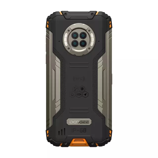 CELULAR DOOGEE S96GT, 256GB, DUAL, NO TOMA SIM CLARO, 4G,  ORANGE-REACONDICIONADO - 2